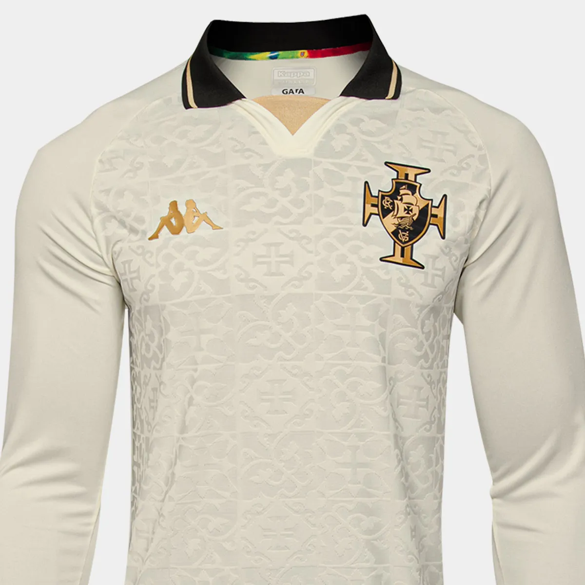 Camisa do Vasco Kappa Third Branca Manga Longa 22/23 - Imagem 5